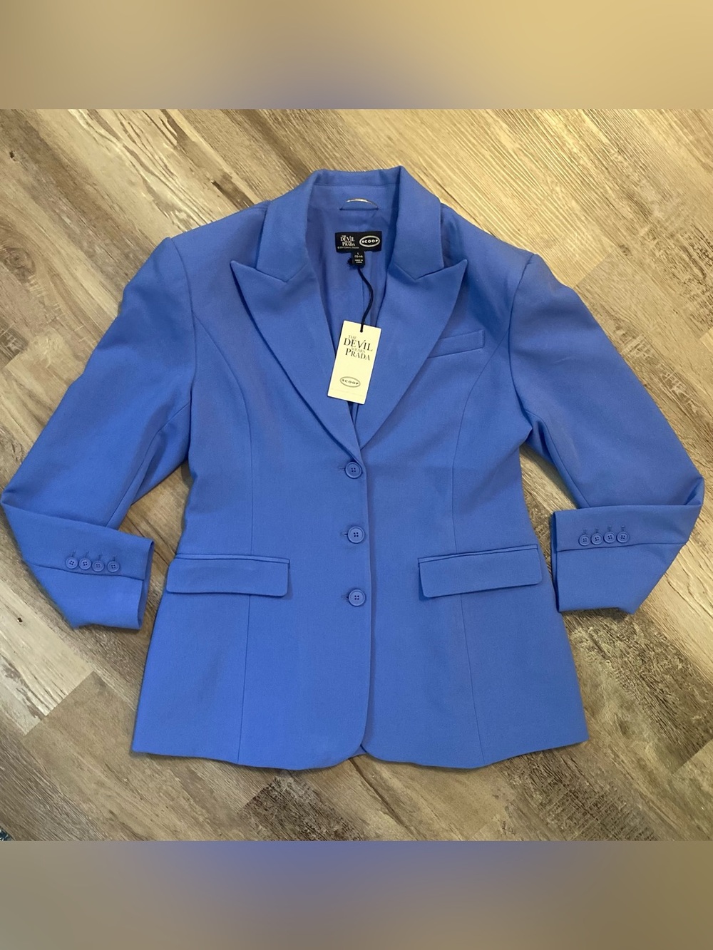 Devil Wears Prada Scoop Collection Women's Button Single Breasted Fitted Blazer - Picture 8 of 16